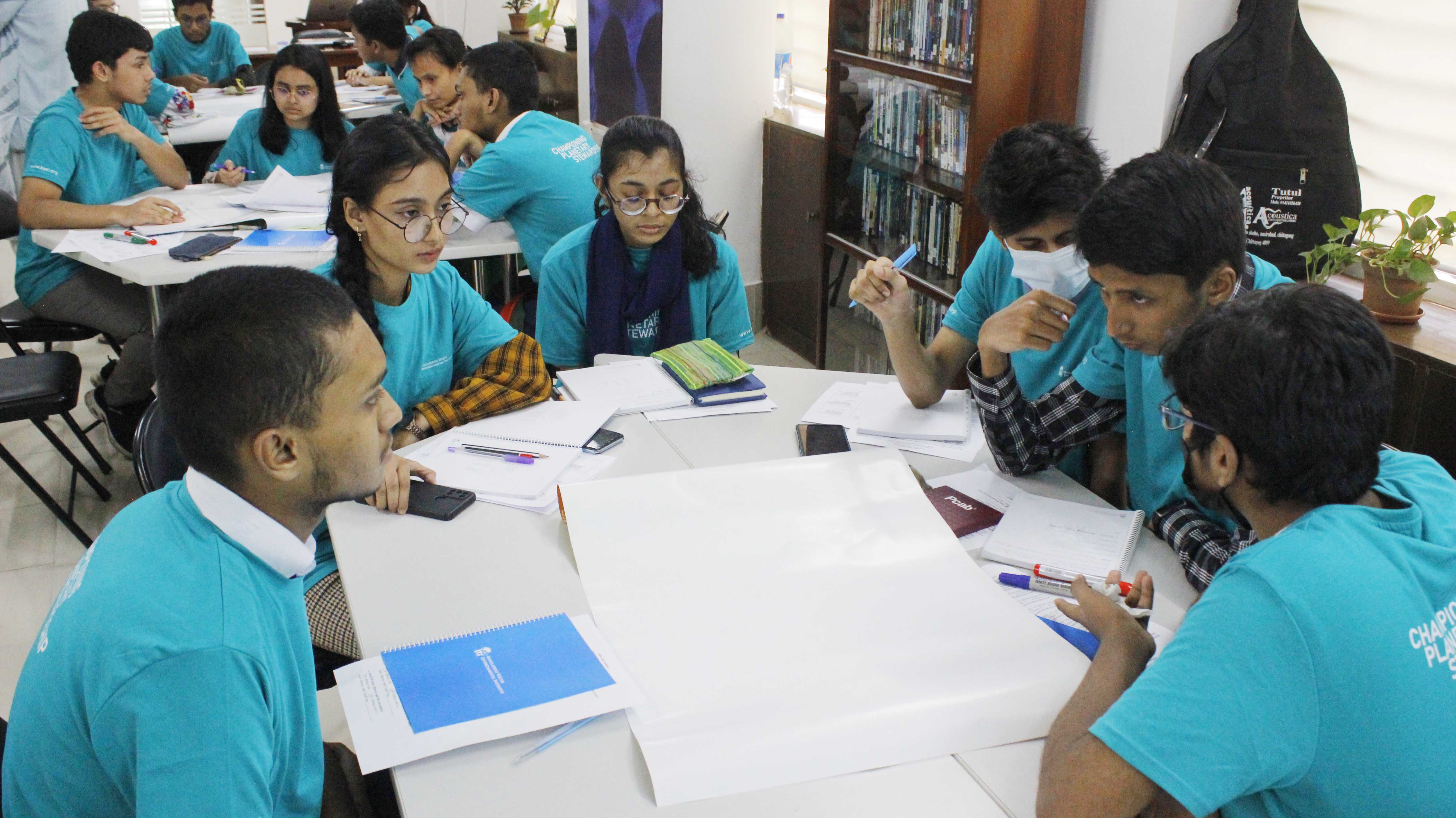 Students participating at NEO Chattogram event